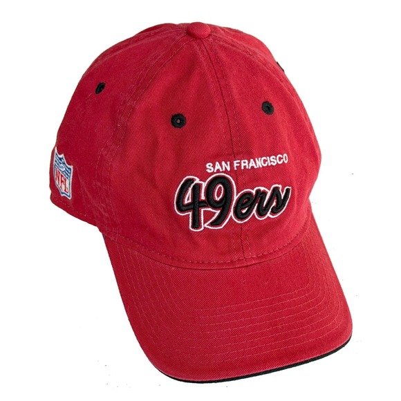 San Francisco 49ers NFL Reebox Collaboration New Hat Buckle Red Embroidered Rare